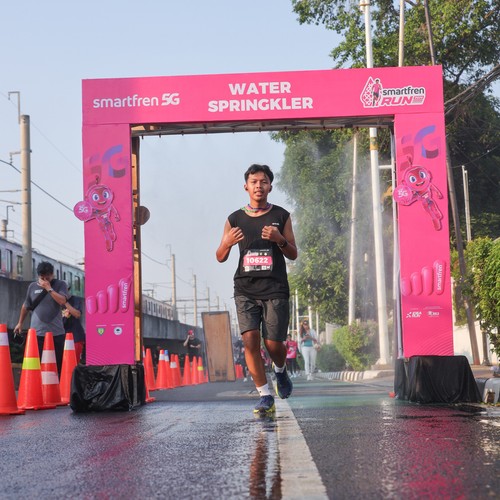 Race photo from SMARTFREN RUN 2026