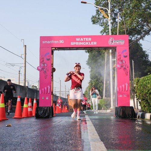 Race photo from SMARTFREN RUN 2026