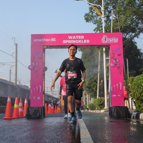Race photo from SMARTFREN RUN 2026