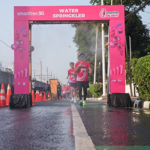 Race photo from SMARTFREN RUN 2026