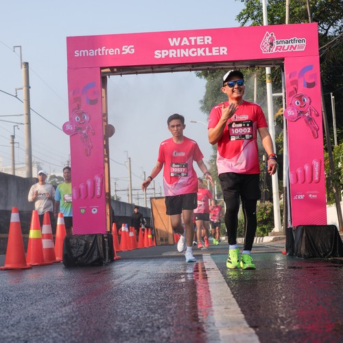 Race photo from SMARTFREN RUN 2026