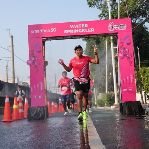 Race photo from SMARTFREN RUN 2026