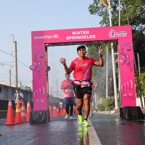 Race photo from SMARTFREN RUN 2026