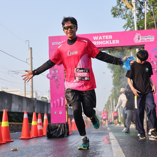 Race photo from SMARTFREN RUN 2026