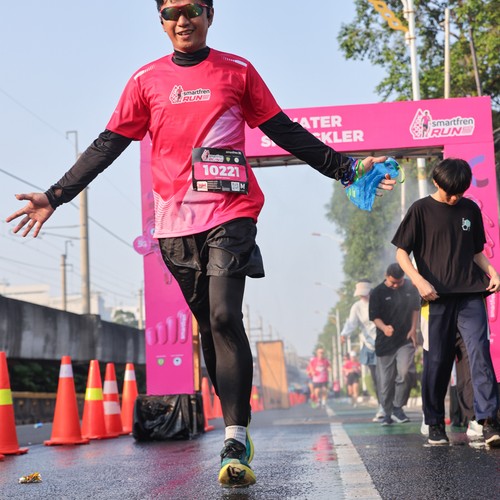 Race photo from SMARTFREN RUN 2026