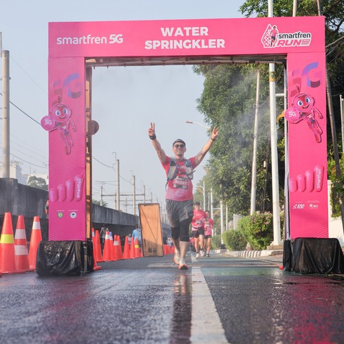 Race photo from SMARTFREN RUN 2026