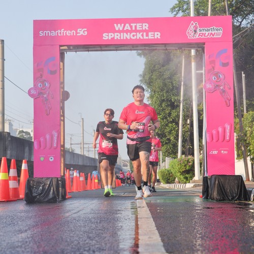 Race photo from SMARTFREN RUN 2026