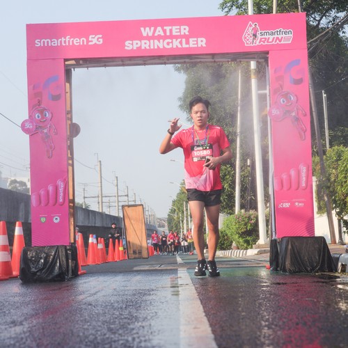 Race photo from SMARTFREN RUN 2026