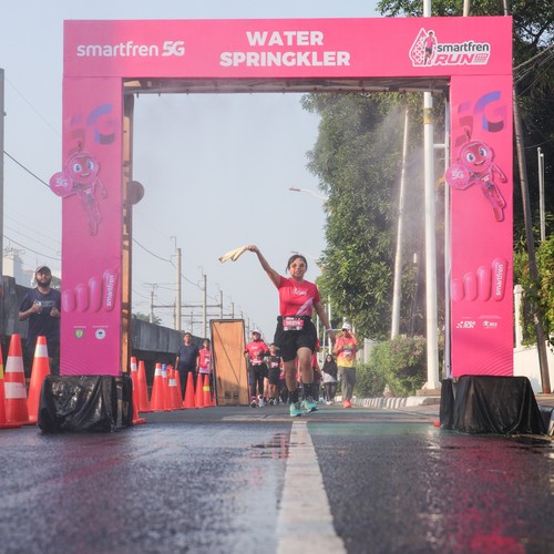 Race photo from SMARTFREN RUN 2026