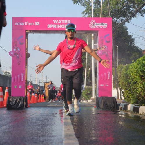 Race photo from SMARTFREN RUN 2026