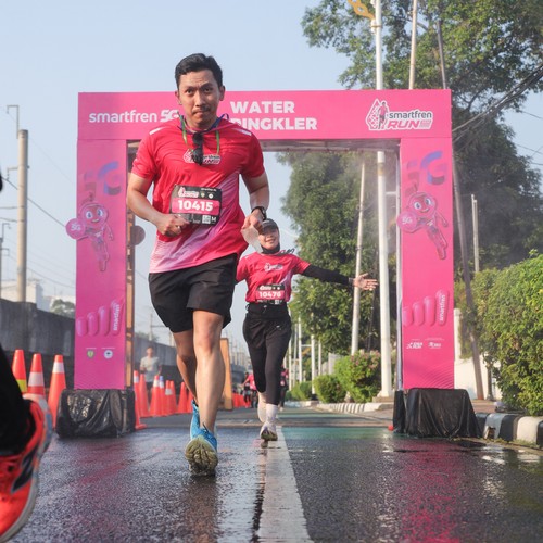 Race photo from SMARTFREN RUN 2026