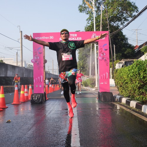 Race photo from SMARTFREN RUN 2026
