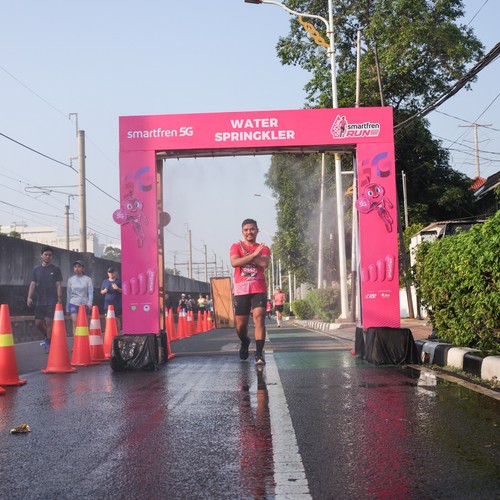 Race photo from SMARTFREN RUN 2026
