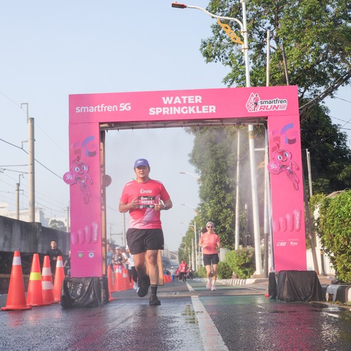Race photo from SMARTFREN RUN 2026