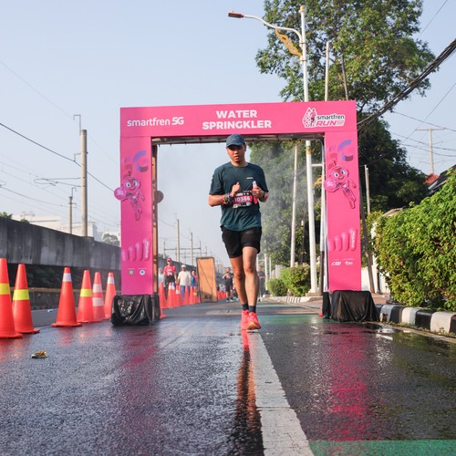 Race photo from SMARTFREN RUN 2026