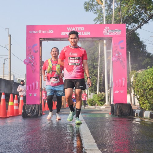 Race photo from SMARTFREN RUN 2026