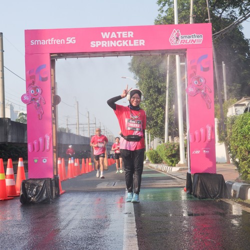 Race photo from SMARTFREN RUN 2026