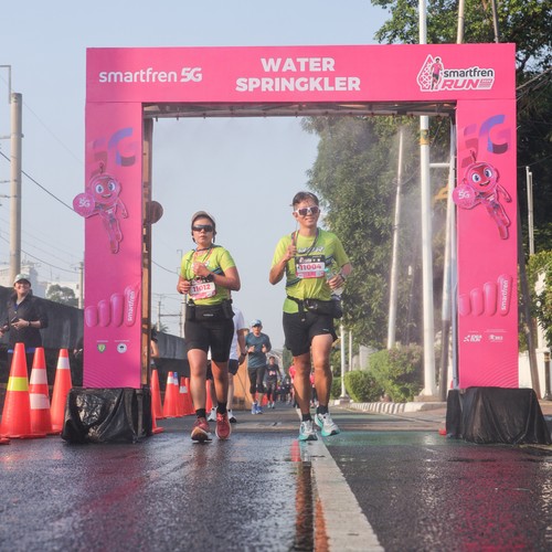 Race photo from SMARTFREN RUN 2026