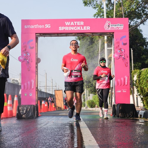 Race photo from SMARTFREN RUN 2026