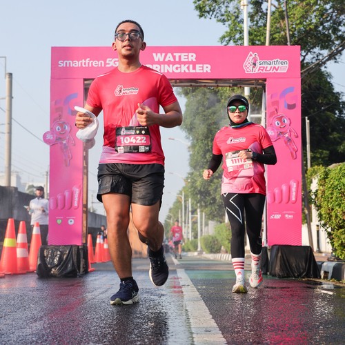 Race photo from SMARTFREN RUN 2026