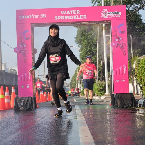 Race photo from SMARTFREN RUN 2026