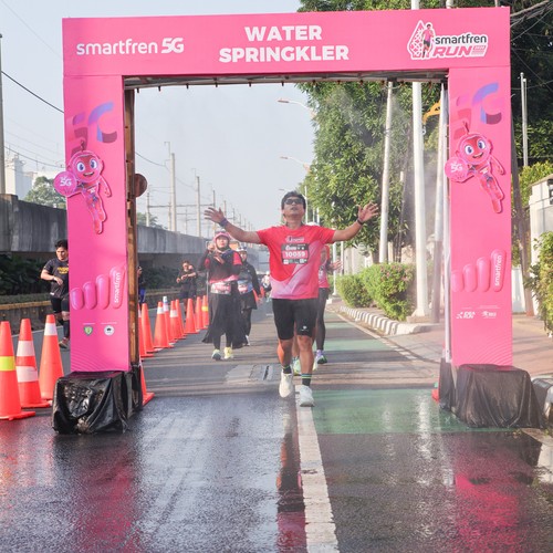 Race photo from SMARTFREN RUN 2026
