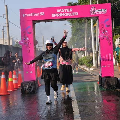 Race photo from SMARTFREN RUN 2026