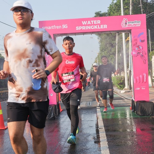 Race photo from SMARTFREN RUN 2026