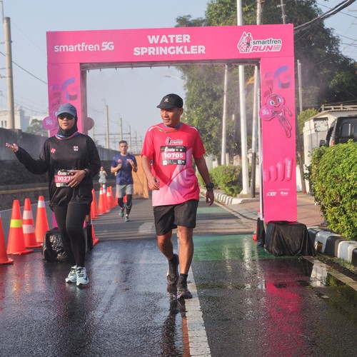 Race photo from SMARTFREN RUN 2026