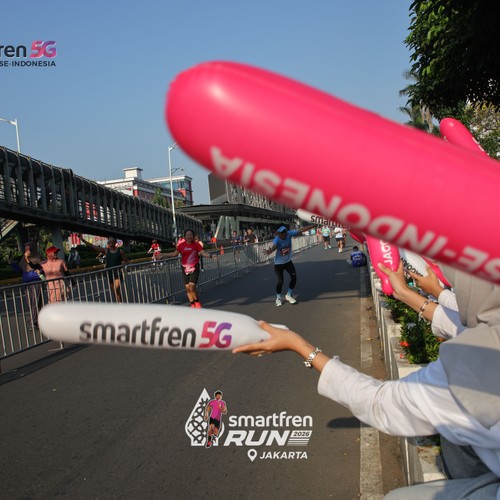 Race photo from SMARTFREN RUN 2026