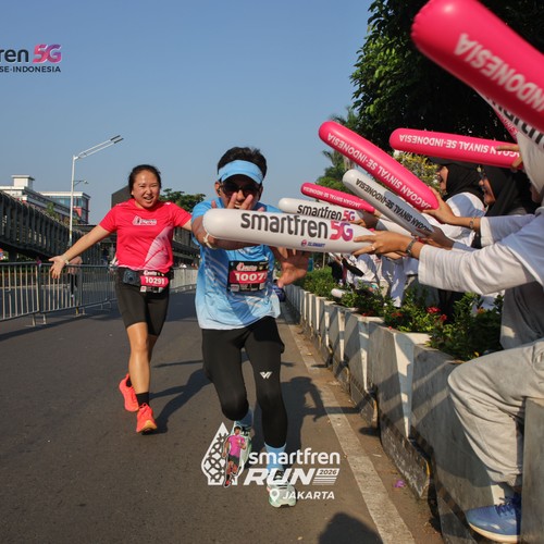 Race photo from SMARTFREN RUN 2026