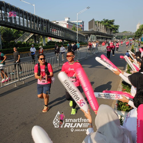 Race photo from SMARTFREN RUN 2026