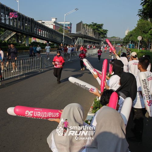 Race photo from SMARTFREN RUN 2026