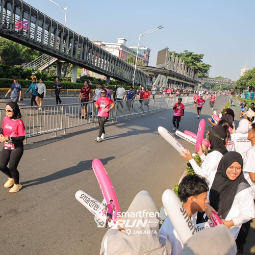 Race photo from SMARTFREN RUN 2026
