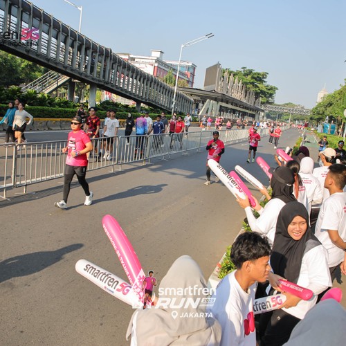Race photo from SMARTFREN RUN 2026