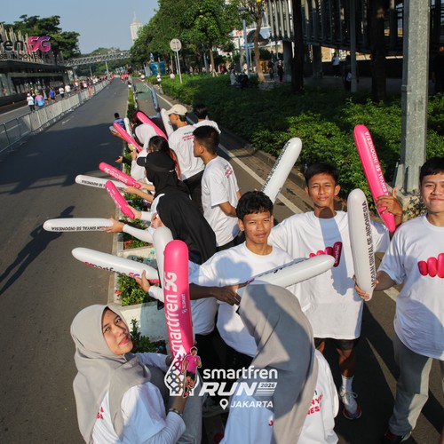 Race photo from SMARTFREN RUN 2026