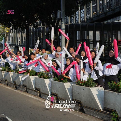 Race photo from SMARTFREN RUN 2026