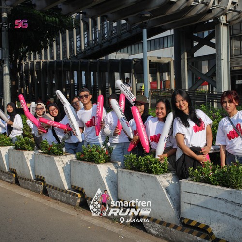 Race photo from SMARTFREN RUN 2026