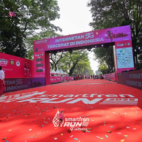 Race photo from SMARTFREN RUN 2026
