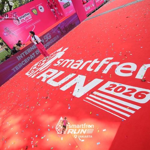 Race photo from SMARTFREN RUN 2026