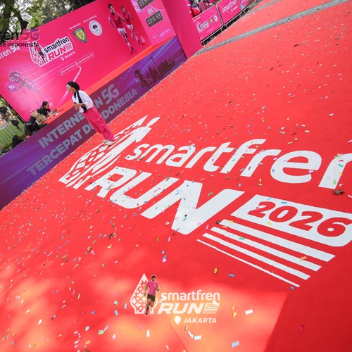 Race photo from SMARTFREN RUN 2026