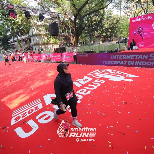 Race photo from SMARTFREN RUN 2026