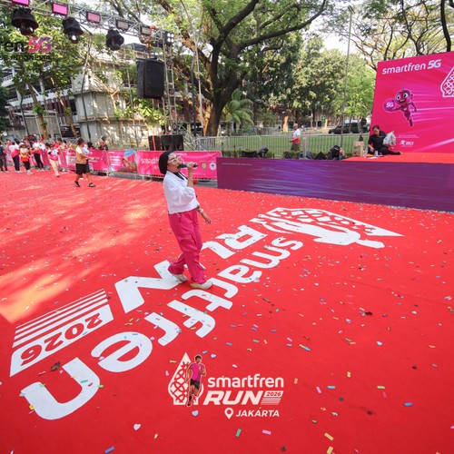 Race photo from SMARTFREN RUN 2026