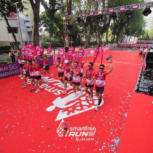 Race photo from SMARTFREN RUN 2026