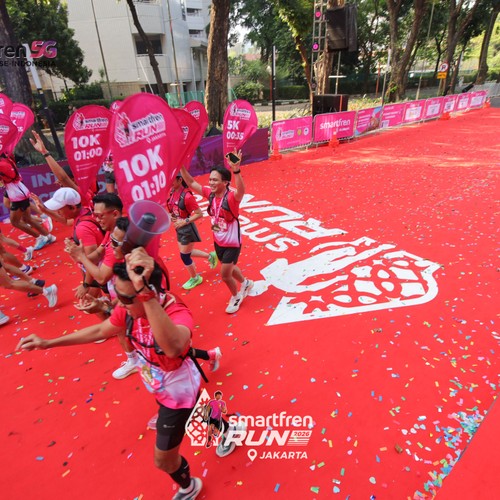 Race photo from SMARTFREN RUN 2026