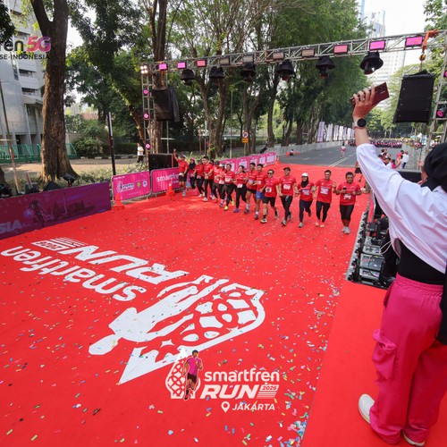 Race photo from SMARTFREN RUN 2026