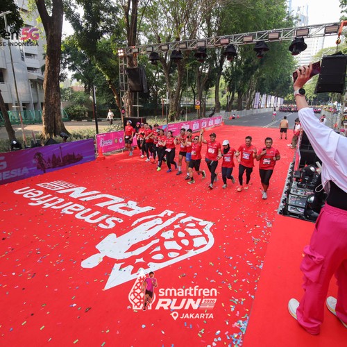 Race photo from SMARTFREN RUN 2026
