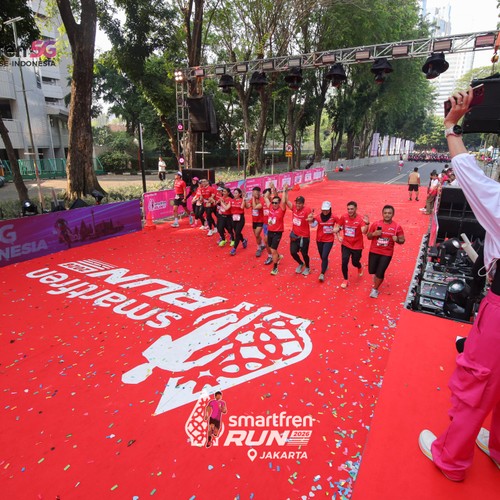 Race photo from SMARTFREN RUN 2026