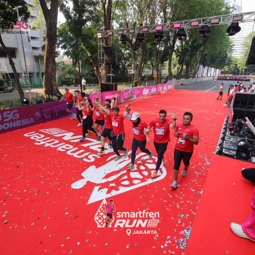 Race photo from SMARTFREN RUN 2026