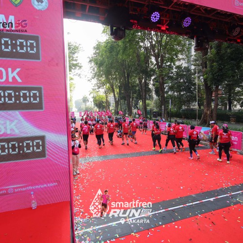 Race photo from SMARTFREN RUN 2026